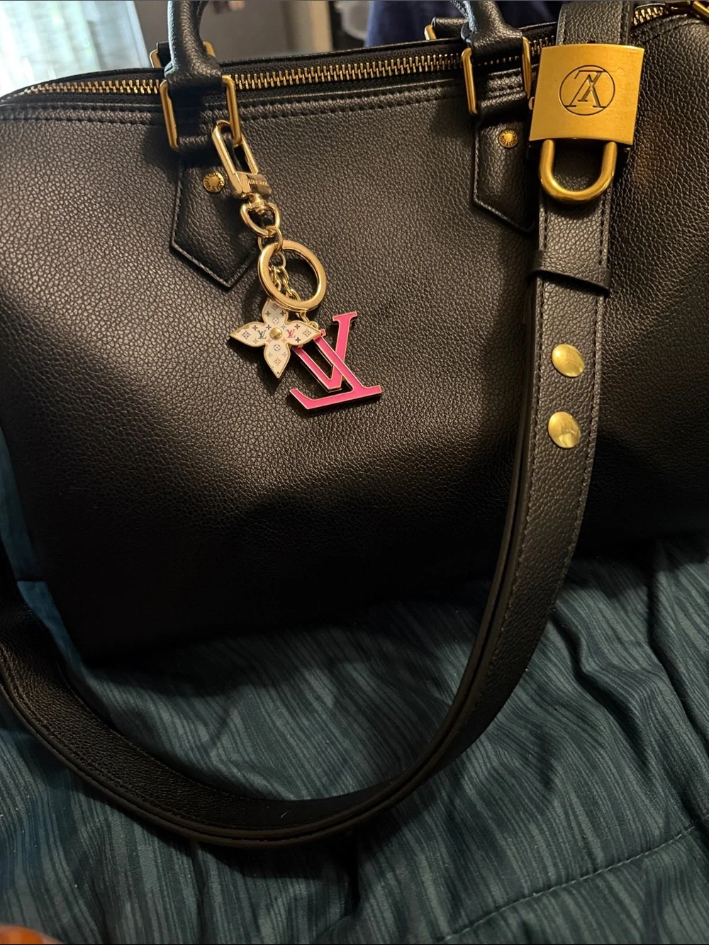 Louis Vuitton Black Leather Alma BB Satchel